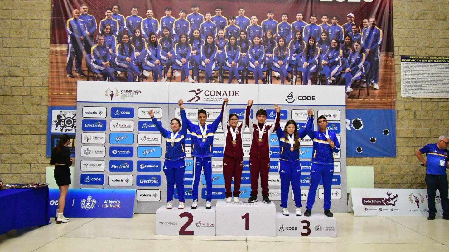 CUMPLE SONORA HISTÓRICA PARTICIPACIÓN EN LA OLIMPIADA NACIONAL DE TIRO: GANA 12 OROS 